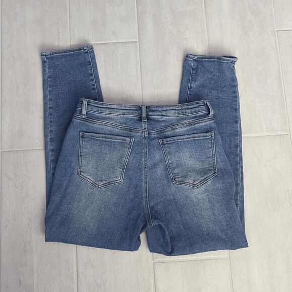 Women's Wax Jean Modal Fabric Basic Skinny Medium Wash 9/29 High-Waisted - Picture 3 of 8